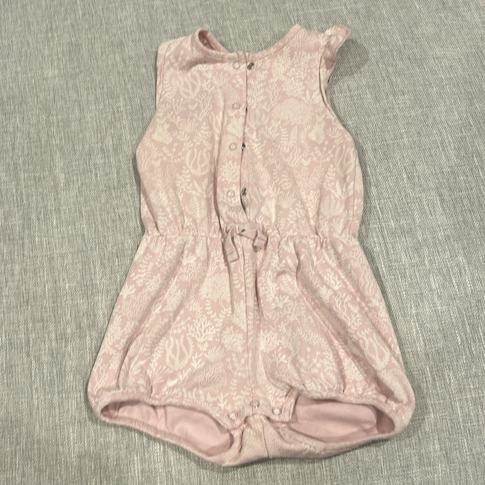 Colored organic romper